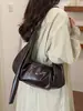 Bolso cruzado de axila tipo empanada para mujer, moda, bolso de un solo hombro 20256 Nuevo estilo Otoño/Invierno, simple, versátil, estilo coreano, bolso cruzado