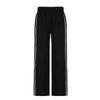Pantalones Casuales de Tejido Largo Holgado para Mujer, con Rayas Contrastantes en Cinta Webbing, Cintura Elástica, Ropa Deportiva Urbana Americana Más Vendida de Amazon
