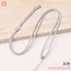 Pingente Simples Corda Lisa DIY Cera de Abelha Jade Marca Pixiu Ruyi Corda de Pendurar Tecida à Mão Colar de Corda Dourada Unissex Atacado