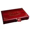 Palillos de Sándalo Rojo de Hoja Pequeña Indio Estilo Chino para el Hogar Palillos de Madera Palillos sin Pintar ni Encerar Caja de Regalo de Madera Palillos con Cabeza de Cobre Cuadrados y Redondos