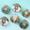 Robot Transformador de Color Metálico Spinner de Punta de Dedo Juguete Infantil Gadget para Aliviar el Estrés Regalo Creativo Premio para Estudiantes Venta al por Mayor