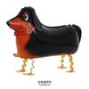 Globo de película de aluminio con diseño de animales que caminan para decoración de cumpleaños infantil.