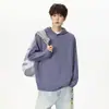 Sudadera con capucha estilo americano para hombre, nueva colección primavera/otoño 2026, corte holgado, estilo casual y relajado, prenda superior/chaqueta de manga larga