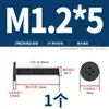 Tornillos de Cabeza Plana Delgada niquelados, de Forma Delgada, de Borde Delgado, Cabeza Plana Grande, Cabeza Plana Negra, Tornillos Phillips, Cabeza Plana M2M3M4M5M6
