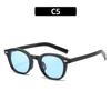 Óculos de Sol Novos 2024 com Armação Tartaruga Feminino Retro Ins High-end Personalizado Protetor Solar Óculos de Sol Anti-UV