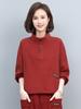 Sudadera de pana de color liso para mujer 2025 Otoño Tendencia Moda Elegante Cremallera Cuello alto Holgada