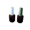 Botella de Esmalte de Uñas Marrón de 15 ml, Botella Vacía con Pincel, Botella de Vidrio para Capa Base, Gel para Uñas y Envasado de Líquidos