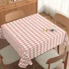 Mantel Cuadrado Impermeable a Prueba de Aceite Lavable Resistente al Calor Estilo Ins Mantel Cuadrado para Mesa de Comedor Mantel Fresco Moderno para Mesa de Café