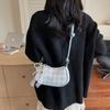 Bolso de Cuadros para Mujer 2025 Nuevo Verano Moda Versátil Bolso Cruzado Estilo Coreano Casual Bolso de Hombro Bajo el Brazo de Cuadros