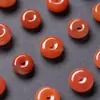 Joyería Jingdian Ágata Rojo del Sur Natural Colgante de Paz Ágata Natural Unisex Colgante de Jade Colgante Hebilla de Paz