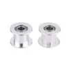 Polea síncrona para impresora 3D, polea tensora, polea loca, polea tipo H con rodamiento, polea para correa 2GT, ancho de correa 10mm