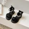 Sapatos Novos Primavera/Verão 2026 Moda Estiloso Infantil Médio/Grande Crianças Bebê Sandálias de Princesa Confortáveis Sola Macia Sapatos de Praia