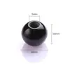 Resina Agujero Grande Agujero Recto Cuentas para Traje de Baño Joyería Accesorios Perforados DIY Tejido a Mano Accesorios de Ropa con Cuentas Botones