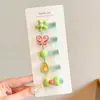 Pinzas para el pelo de bebé completamente cubiertas de tela, Lindas pinzas para el pelo de florcitas, Pinzas para flequillo para bebés y niños pequeños, Accesorios para el pelo que no dañan