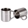 Copo de Boca em Aço Inoxidável de Camada Dupla Copo Infantil para Jardim de Infância com Orelhas Copo de Café Copo de Chá Copo de Leite Isolamento Térmico Copo Anti-escaldante