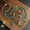 Pulsera de cuentas redondas de agua azul transparente helada 10 mm DIY para mujer, pulsera pequeña y fresca, fuente en vivo, pulsera de jade para mujer