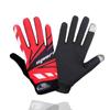 Guantes de ciclismo para exteriores para hombres y mujeres, guantes deportivos de ciclismo, montañismo, protección solar para bicicleta, antideslizantes, para pantalla táctil, de punto de dedo completo
