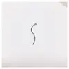 Accesorios para Joyería DIY al por Mayor Chapado Eléctrico Forma de S Colgante Simple Flor Dividida Tira Larga Curva con Anillo Colgante Borla de Joyería Material