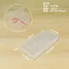Caja Plástica Transparente de 6 Compartimentos Caja para Empaque de Componentes Digitales Joyería Caja para Accesorios de Pesca Luya Caja de Almacenamiento para Piezas de Ferretería