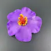 Flor de Hibisco Artificial Nova Diâmetro 10cm Foto de Viagem Roupa de Banho para Praia Acessórios Criativos para Cabelo Decoração de Sala de Estar Casamento