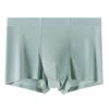 Cueca boxer masculina de seda gelada sem rastros, secagem rápida, respirável, esportiva, malha de quatro cantos, shorts bacteriostáticos
