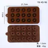 Molde de Silicona para Chocolate de Dibujos Animados Multiestilo Transfronterizo con Números y Letras Molde para Hornear DIY Molde para Fudge Cubitos de Hielo