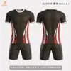 Uniformes de futebol personalizados para estudantes universitários, conjuntos de futebol juvenil, logotipos e números impressos personalizados para equipes de campus