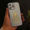Montanha Wutai Bênção de Manjusri Metal Adesivo para Celular Salão de Buda Padrão de Cultura de Templo Adesivo Recomendação de Professor