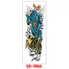Tatuagem adesiva de braço inteiro transfronteiriça tatuagem adesiva de braço inteiro grande imagem tatuagem adesiva de braço de flor tatuagem