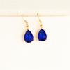 Pendientes colgantes de moda coreana que combinan con todo, estilo vintage con gemas, borlas y gancho para la oreja, joyería sencilla y elegante para mujer.