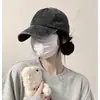 Gorra de Béisbol con Parte Superior Suave Ampliada y Profundizada, Gorra de Mezclilla Lavada y Desgastada con Visera de Pato para Mujeres con Cabeza Grande, Ala Ancha, Sombrero Adelgazante para Hombres