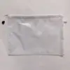 Bolsa para documentos de suministro transfronterizo bolsa con cremallera de rejilla a4 impermeable transparente bolsa con cremallera para archivos pvc almacenamiento de datos impresión