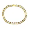 AliExpress desejo pulseira masculina de hip hop europeu e americano com diamante personalidade diamante quadrado pulseira de moda para boate Disco