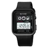 Reloj Multifuncional para Hombre Skmei con Banda de Acero Luminosa Impermeable Reloj Electrónico de Negocios Fuente Mayorista