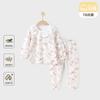 Ins Summer Baby Pequeno Floral 0-3 Anos de Idade Bebê Terno Menina Bebê Renda Babados Gola Roupas de Casa Conjunto de Duas Peças