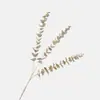 Flor Artificial Folha de Eucalipto Três Pontas Pó Dourado Lantejoulas Recortes Decoração de Casa Arranjo de Casamento Enfeites Flores Artificiais Transfronteiriças