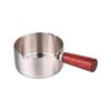 Taza para salsa de acero inoxidable directa de fábrica con asa cuchara para salsa cuchara para hornear cuchara para condimentos taza medidora taza para salsa