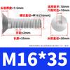 Tornillo de cabeza avellanada hexagonal de grado 10.9 galvanizado, perno de cabeza plana hexagonal, tornillo de zinc blanco M2M3M4M5M6M8