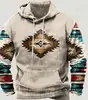 Suéter Estilo Europeo y Americano Tendencia de Moda Urbana Impresión Digital 3D Sudadera para Hombre Estación Independiente Amazon