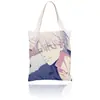 Bolsa Tote de Lona, Bolsa de Compras de Lona, Bolsa Tote de Lona da Moda para Homens e Mulheres, Bolsa Tote para Estudo