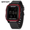 Reloj electrónico de venta caliente de comercio exterior para estudiantes de secundaria, tendencia de moda, reloj multifuncional para hombres y mujeres, despertador, reloj electrónico de pantalla única