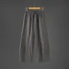 Pantalones Harem Holgados de Talla Grande Estilo Chino Delgado Estilo Japonés Unisex Pantalones Paraguas Pantalones Curvos Seda Helada de Moda Pantalones de Pierna Ancha