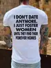 2025 verano nuevo comercio exterior Europa y Estados Unidos Amazon tesoro impresión digital camiseta manga corta cuello redondo top