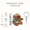 Accesorios Decorativos Universales Llavero Colgante Nuevo para Colgar en Bolsas Transfronterizo Acrílico Personalizado Plano Dibujos Animados para Hombres y Mujeres