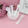 Conjunto de tigelas para máscara de silicone, tigela e espátula para misturar máscara, ferramentas de spa de beleza, tigela grande para máscara, pincel especial para lama para salão de beleza