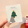 Broche de joyería de aceite de goteo de alta gama estilo bosque caricatura 2026 nuevo pin al por mayor insignia navideña linda europea y americana