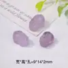 Ametista natural leão do amor contas acessórios artesanal diy ametista joias acessórios escultura atacado