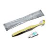 Cepillo de dientes desechable con pasta de dientes, Artículos de tocador empaquetados individualmente, Set completo de cuidado para el baño, Limpio y biodegradable