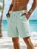 2026 Comércio Exterior Transfronteiriço Amazon Aliexpress Shorts Verão Novo Esportivo Casual Cordão Bolso Cor Sólida Shorts