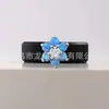 Anillos de Silicona Geométricos Populares Transfronterizos Europeos y Americanos en Diversas Formas como Flores, Mariposas, Corazones y Animales, Venta al por Mayor